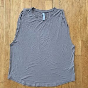 Athleta Taupe Muscle Tank